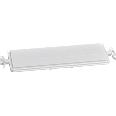 Plaque de fermeture standard pour coffret vega largeur 18 modules HAGER VZ001VB