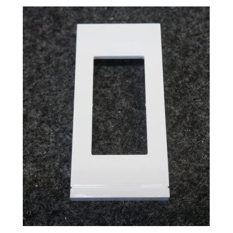 Plaque de finition 1 module Gallery - Blanc Pure - WXP0001 - Hager