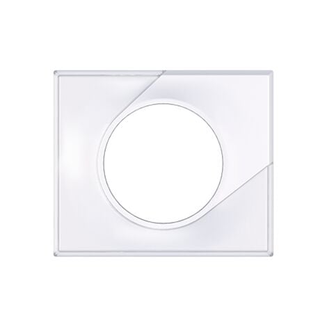 EUR OHM COMETE Plaque 1 poste Classic White (61195)