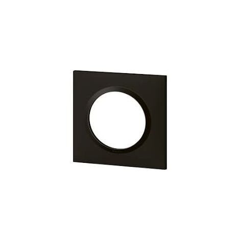 Plaque de finition 1 poste - Dooxie finition - Noir velours - Legrand