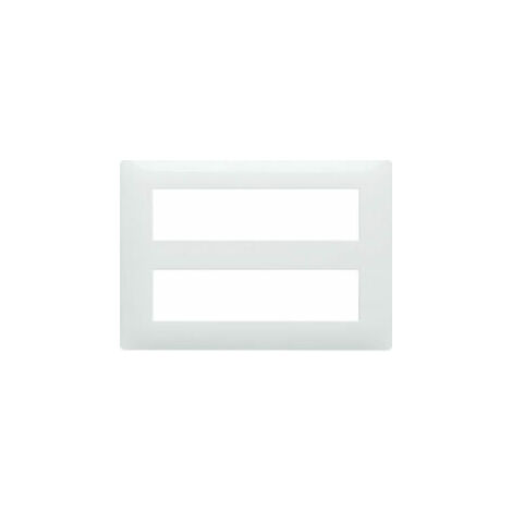 Plaque de finition 16 modules- Essensya - Blanc - WE416 - Hager