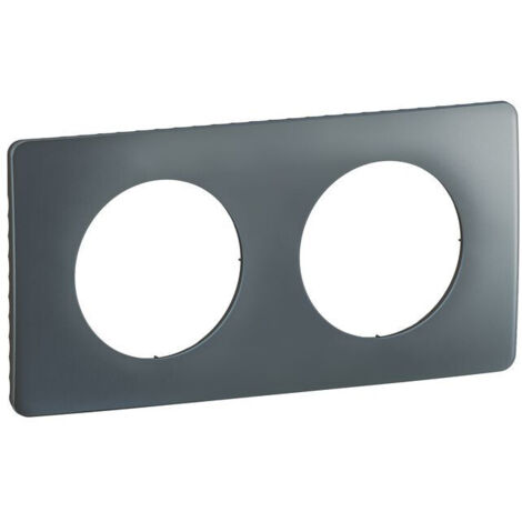 Plaque de finition - 2 Postes - Bleu Orage - Céliane - CP0902 - Legrand