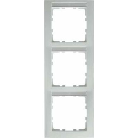 Plaque de finition Berker 10138919 glossy verticale blanche