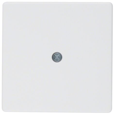 Plaque de finition Berker 10196089 thermoplastique blanche 7 cm