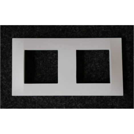 Plaque Double Alvais Alombard Schneider Electric ALB81271 - Occasion, Intérieur, Plastique