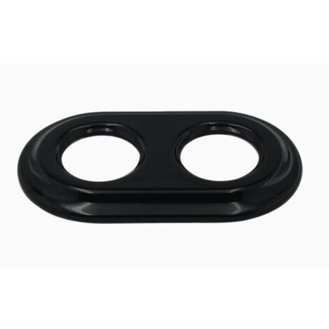 Plaque de finition double retro porcelaine noire - luminance 88615589 88615589 88615589 88615589 88615589 88615589 88615589 88615589 88615589 88615589 88615589 88615589 88615589