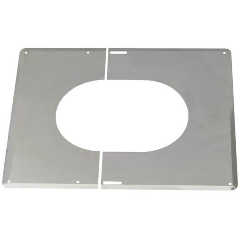 Plaque de finition 30° à 45° inox 230