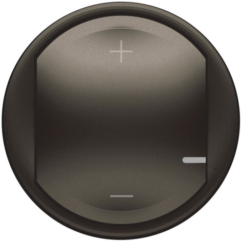 Plaque de finition Legrand variateur 2 fils graphite 6 cm