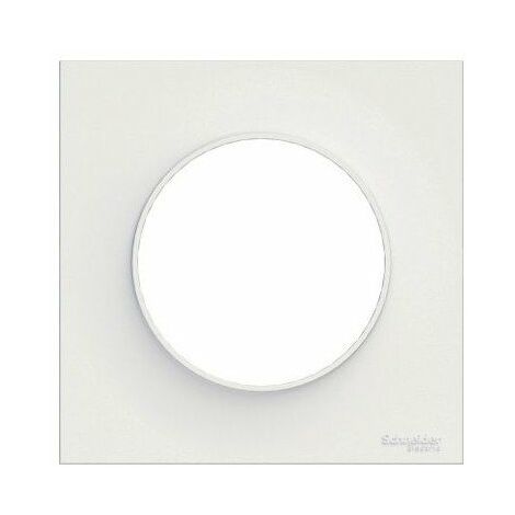 Plaque de finition Odace Styl, 1 poste, Schneider Electric