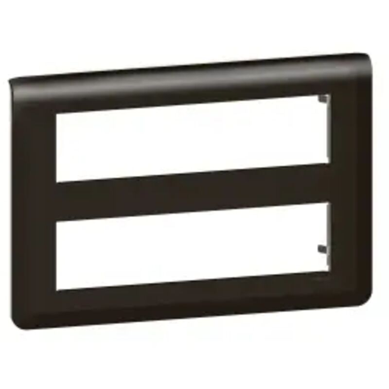 Plaque de finition Mosaic pour 2x8 modules noir mat LEGRAND 079077L