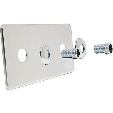 Plaque de finition pour sortie de cloison double ROBIFIX entraxe 150 mm