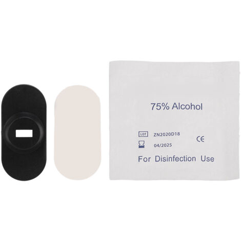 Plaque de fixation antivol noir pour ordinateur portable, moniteur et téléphone - Sécurité POM avec trou de serrure