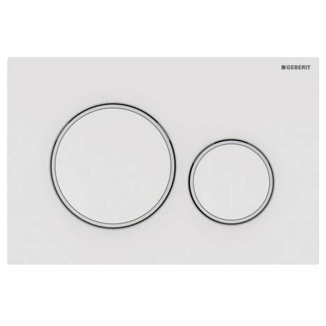Geberit - Plaque de déclenchement et commande WC et urinoir Noir mat/ noir - Sigma20