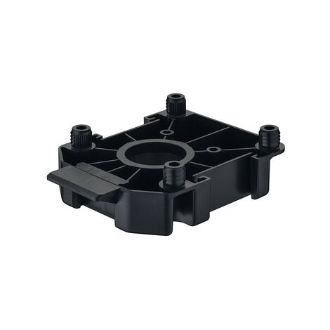 Plaque de fixation noire carré pour pied de meuble à enfoncer Hauteur : 25 mm - à enfoncer - HAFELE