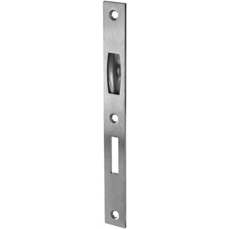 Plaque de frappe plate S440 inox Rect.Stulp-B.24mm BKS