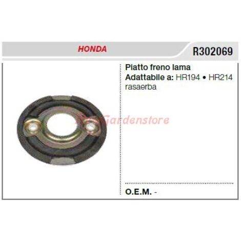 Plaque de frein de lame HONDA tondeuse HR194 214 R302069