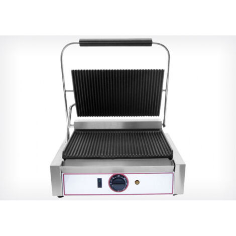 Plaque de Grill - Striée - Fonte - 2200W - Beckers