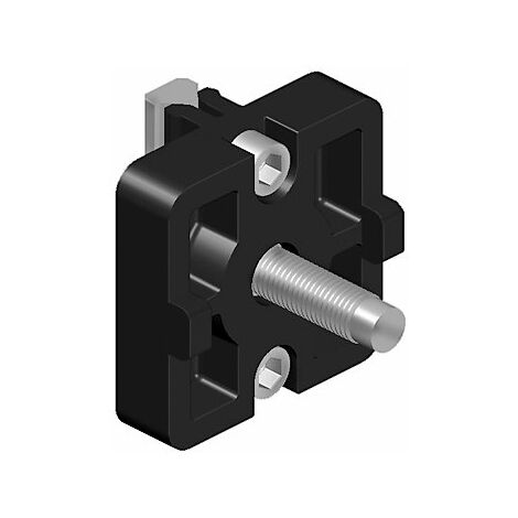 Plaque de jonction RS PRO, profilé 40 mm, filetage M4, rainure 8mm en PA ( Prix pour 1 )