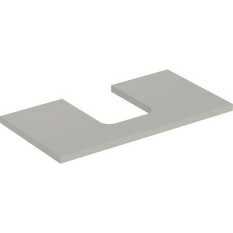 Plaque de lavabo Geberit ONE, découpe au centre, pour lavabo à