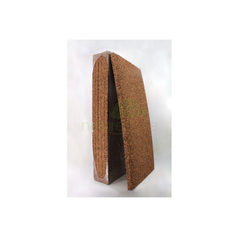 Panneau de liège isolant brut, ép. 30mm - 1000 x 500mm, 6 panneaux = 2.8m²