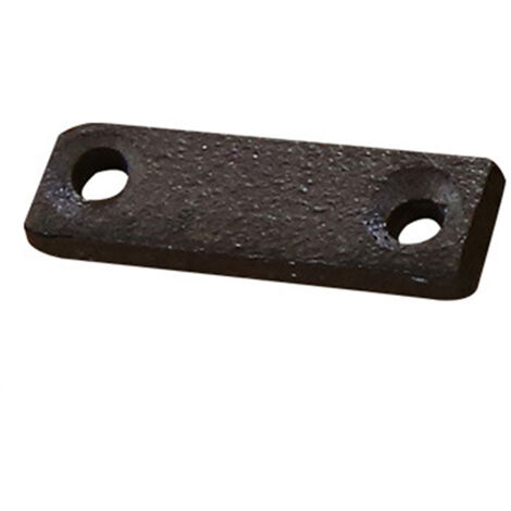Plaque de maison métallique antique avec chiffres et lettres - Plaque en fonte 100% durable avec chiffres 0-9, lettres A-Z et symboles - Dimension 7.5 x 4.5 cm - Pack incluant plaque et 2 vis