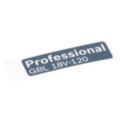 Plaque De Marque GBL 18V-120 pour souffleur GBL 18V-LI et autres modeles BOSCH - 1619PA9225