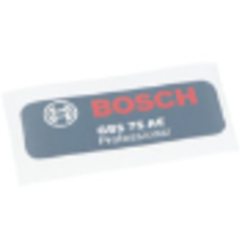 Plaque De Marque GBS 75 AE pour ponceuse a bande GBS 75AE et autres modeles BOSCH 2601112057