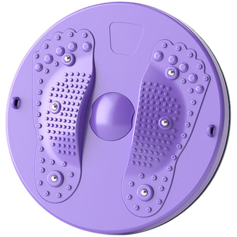Plaque de massage rotative pour la taille, idéale pour le fitness en intérieur, légère et tendance, pour le massage des pieds et le remodelage corporel.