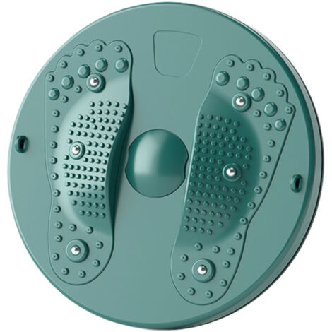 Plaque de massage rotative pour la taille, idéale pour le fitness en intérieur, légère et tendance, pour le massage des pieds et le remodelage corporel.