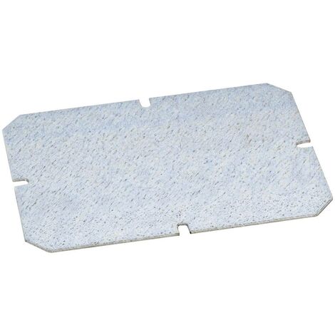 Plaque de montage Fibox 5518022 (L x l) 140 mm x 100 mm Tôle d'acier galvanisé 1 pc(s) S22519