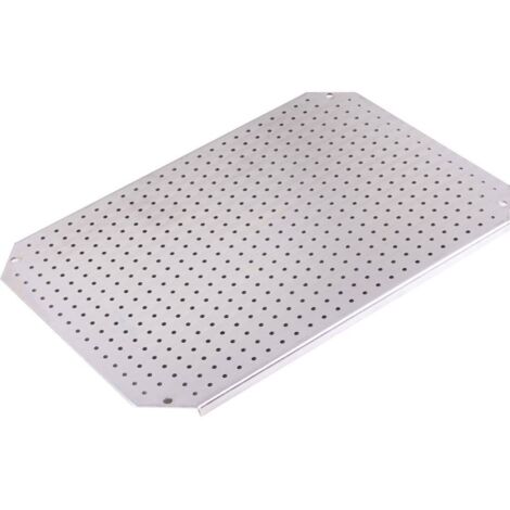 Plaque de montage Fibox 8120922 (L x l) 350 mm x 250 mm Tôle d'acier 1 pc(s)