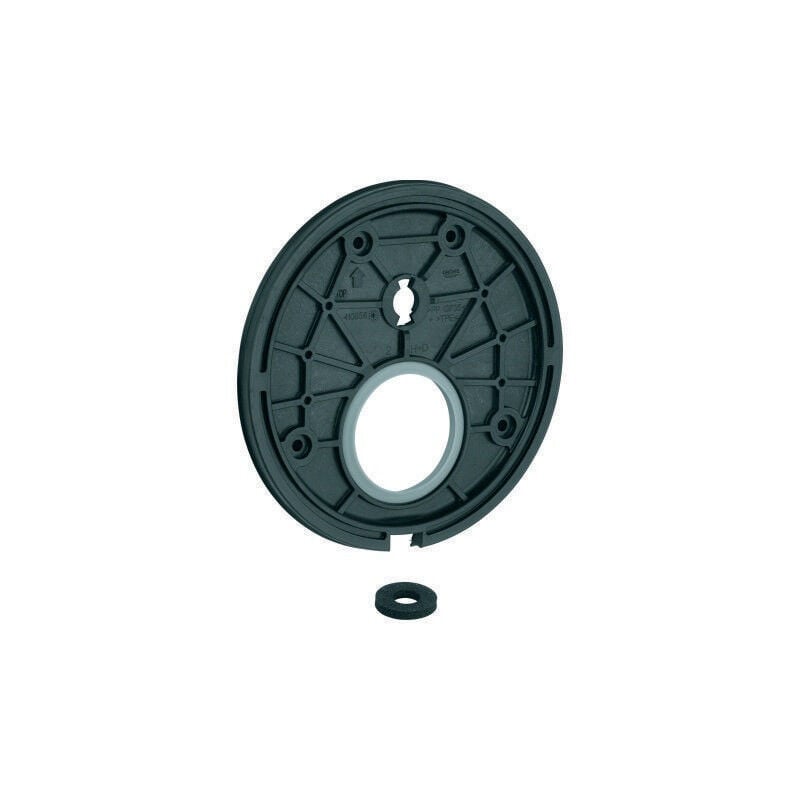 Plaque de montage Grohe 48440 pour ehm- Kit de garnitures avec 2-inverseurs