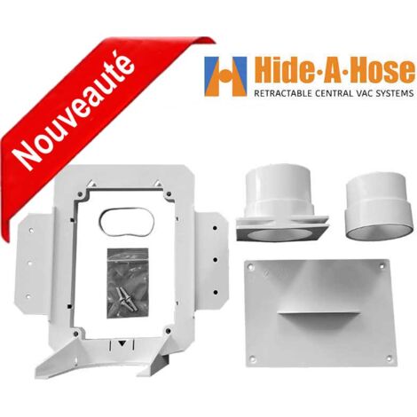 Plaque de montage Hide-A-Hose complète nouvelle génération, 20% plus petit que le premier modèle