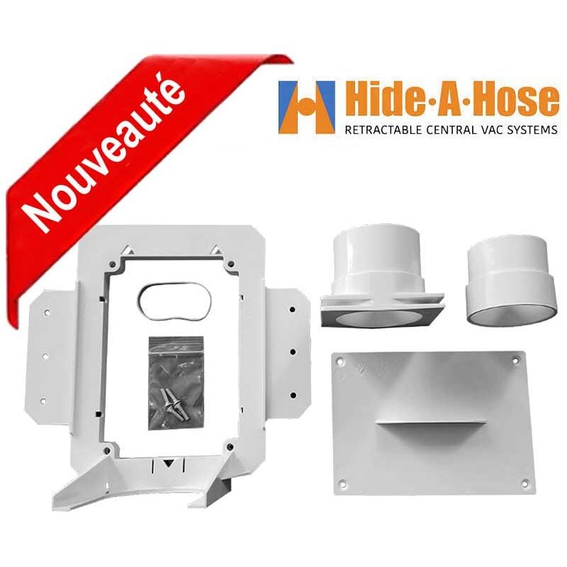 plaque de montage HIDE A HOSE pour petite prise rétractable AR311