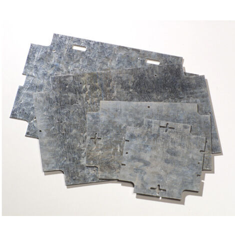 Plaque de montage métallique pour boîtier plastique industriel LIGHT IDE - Type de plaque - Plaque pour boîtes EL-EV-GSL-GSV231