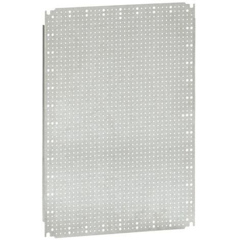 plaque de montage perforée - lina 12.5 - 300 x 220 - legrand 036001