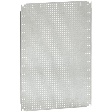 plaque de montage perforée - lina 12.5 - 600 x 400 - legrand 036022