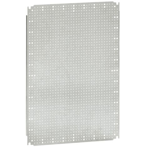 plaque de montage perforée - lina 12.5 - 800 x 600 - legrand 036033