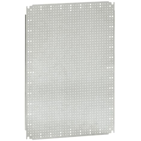plaque de montage perforée - lina 12.5 - 800 x 800 - legrand 036034