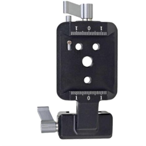 Plaque de montage pour pince de rail, sabot froid, adaptateur vertical 1/4 3/8