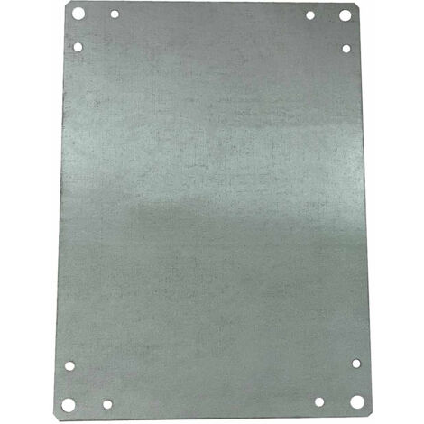 Plaque De Montage Tole électrozinguée Pour Coffret Polyester Aria 43 - 415x315