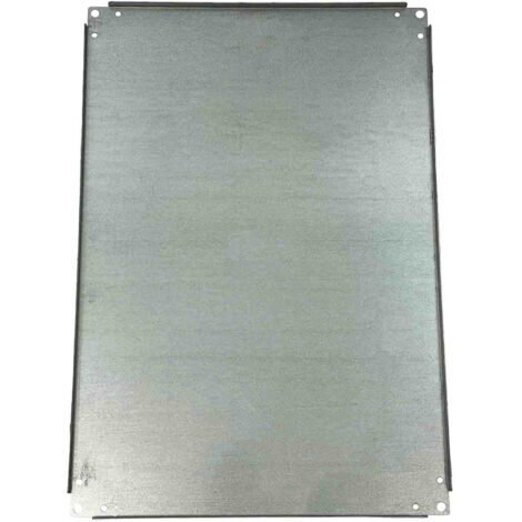 Plaque De Montage Tole électrozinguée Pour Coffret Polyester Aria 75 - 735x535
