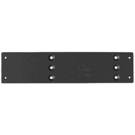 Plaque de montage TS90 RAL9005 - DORMA - 4500010002919