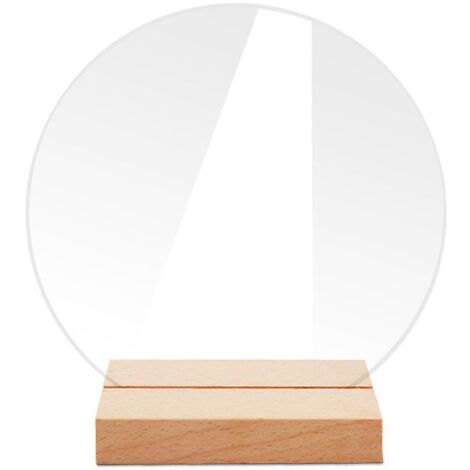plaque De Numro De Table Ronde En Acrylique Avec Base - Petite, Plaque De Numro De Table De Mariage, Plaque De Table, Banquet Diy, Plaque De Sige