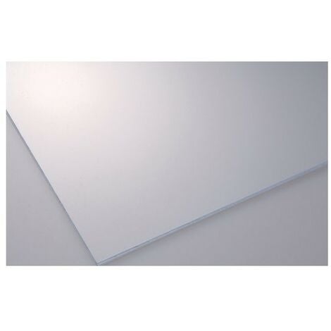 Plaque Polystyrène 1.2 Mm Transparente Lisse L.70 X 50 Cm