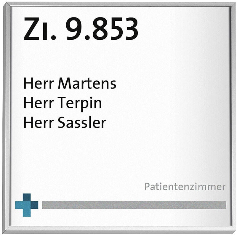 Moedel - frankel kaiserkraft, Plaque de porte, variante à 1 alésage, h