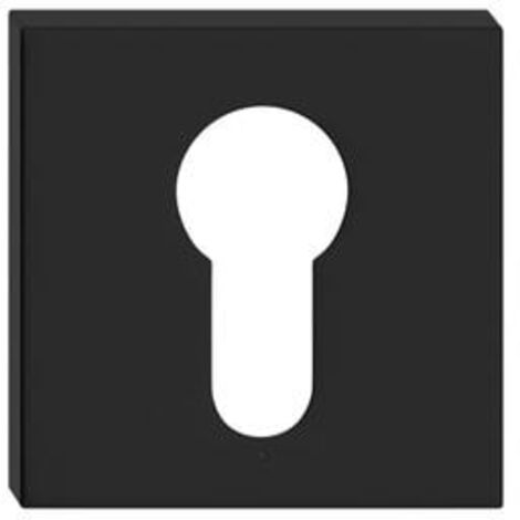 Plaque de porte carrée noire - MP SZ SZKCY
