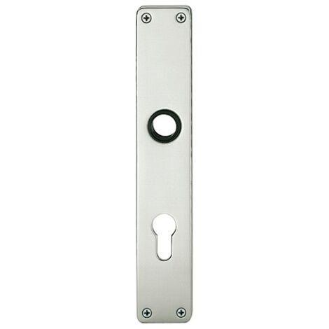 Plaque de porte courte ,VK8,WC-R, 0 14 1407,carré,Alu F1