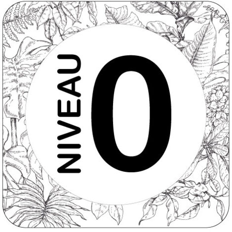 PLAQUE DE PORTE DESIGN SPHERE NIVEAU 0 .- Veggy -