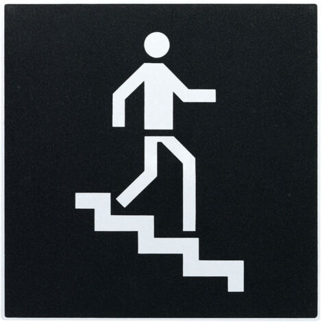 Plaque de porte Escalier de descente - Europe design 200x200mm - 4280097